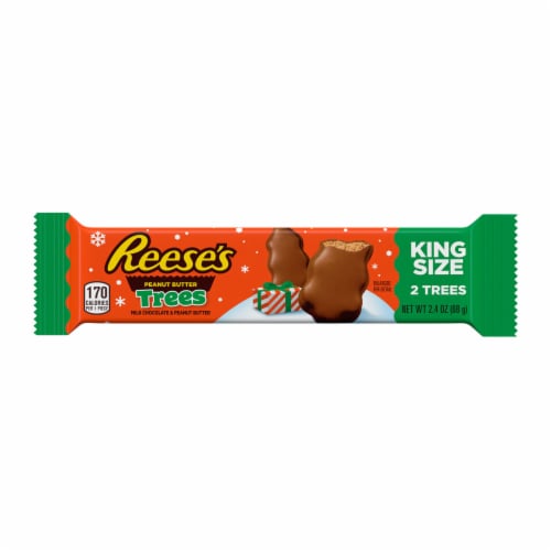Reeses King Size Milk Chocolate Peanut Butter Trees - 24 Count