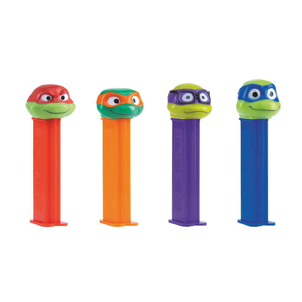 Pez Teenage Mutant Ninja Turtles 1+2 Dispensers - 12 Count