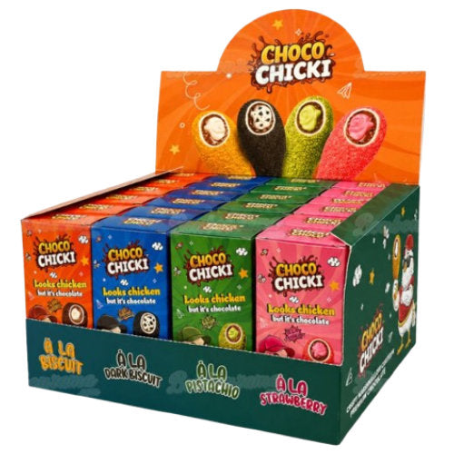 Choco Chicken Drumstick Assorted Box 52g - 24 Count