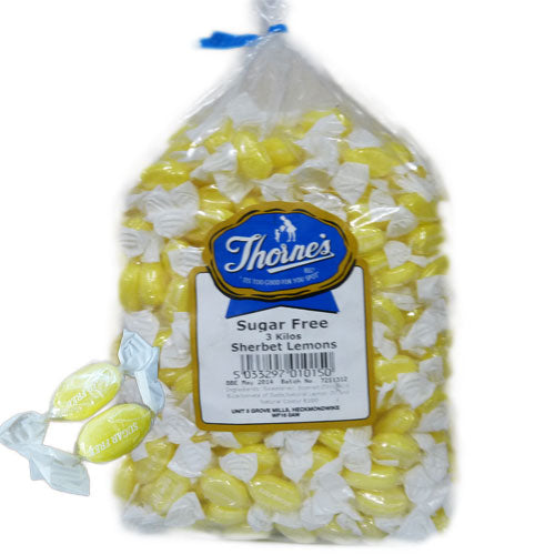 Thornes Sugar Free Sherbet Lemons - 3kg