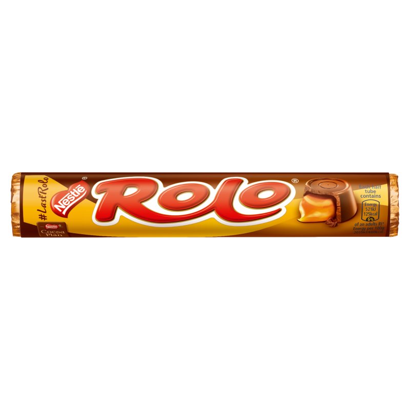Nestle Rolo Chocolate Tube 52g - 36 Count *BBD 01/27*