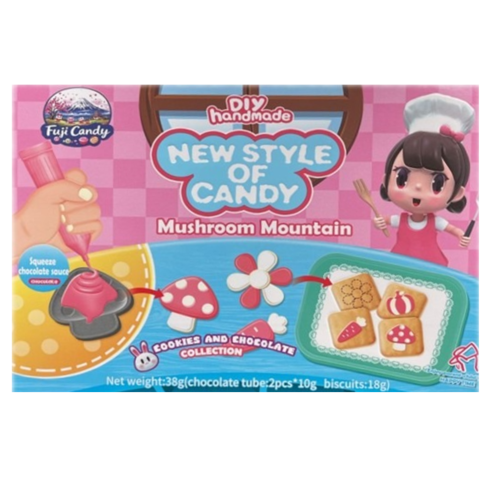 Fuji Candy DIY Handmade Mushroom Mountain Kit Box 20g - 12 Count