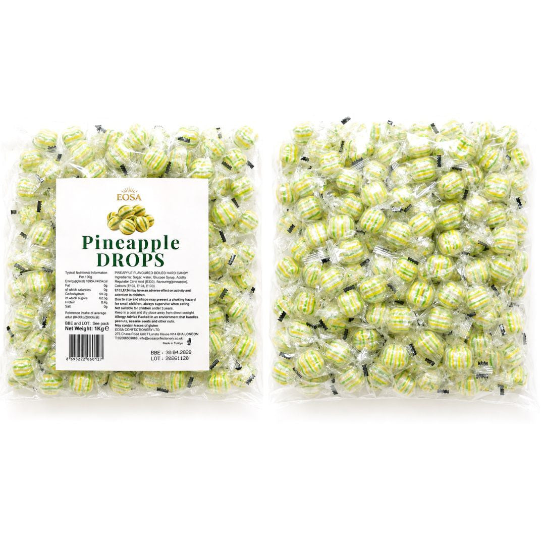 Eosa Pineapple Drops Hard Boiled Candy - 1kg