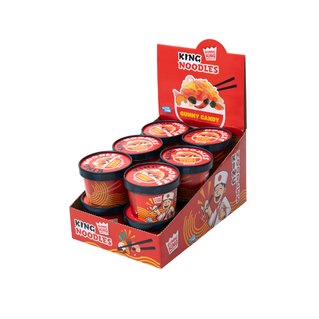 Gummi King Gummy Noodles Box 100g - 12 Count