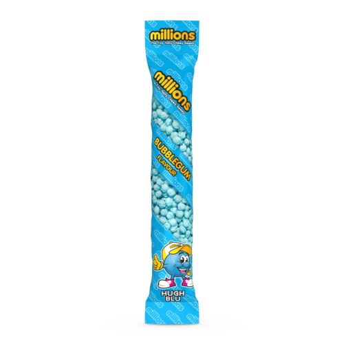Millions Bubblegum Candy Tubes - 12 Count