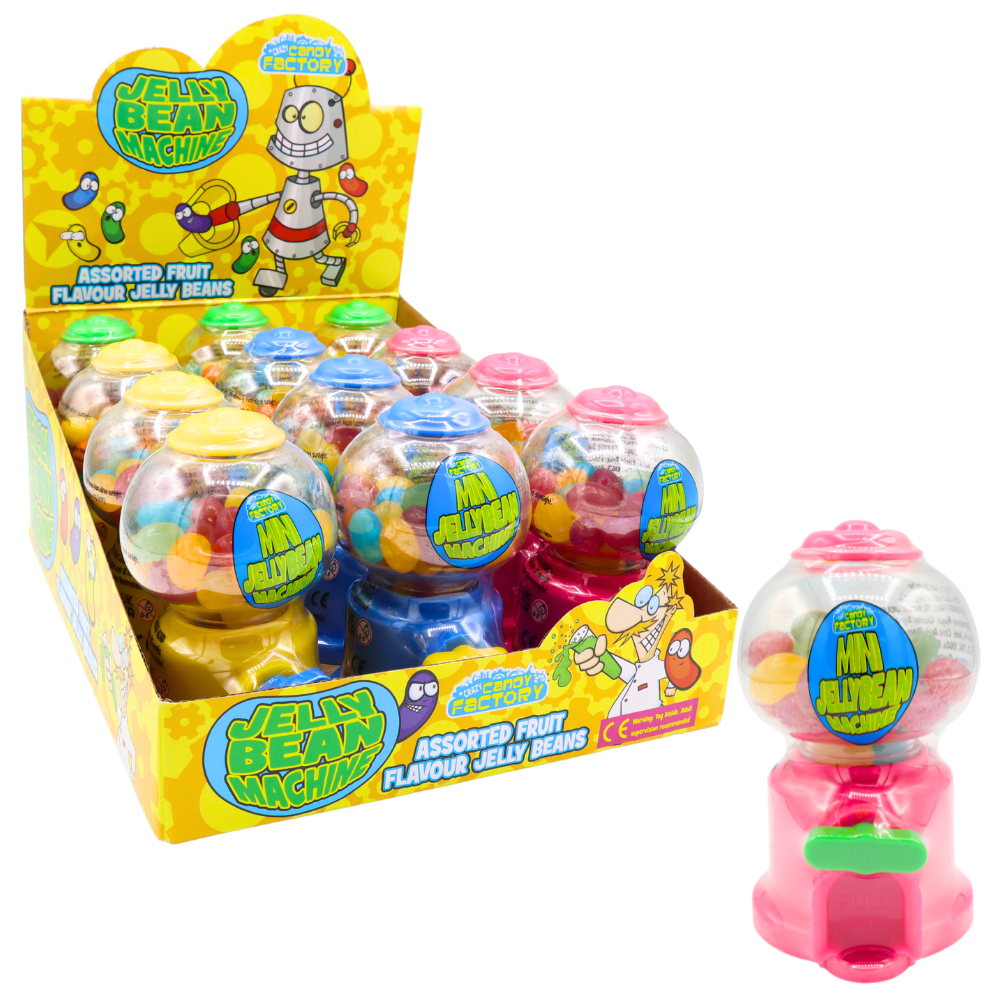 Zed Candy Mini Jelly Bean Machine - 12 Count