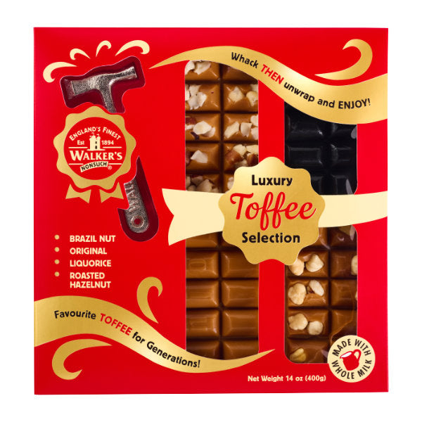 Walkers Luxury Hammer Toffee Slab - 400g