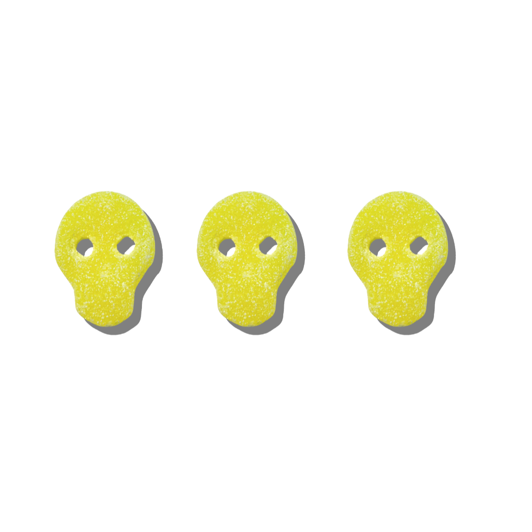 Candycrave Vegan Fizzy Pineapple Skulls - 2kg