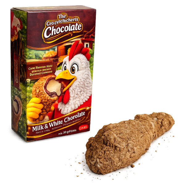 Crazy Chicken Novelty Chocolate 50g - 12 Count