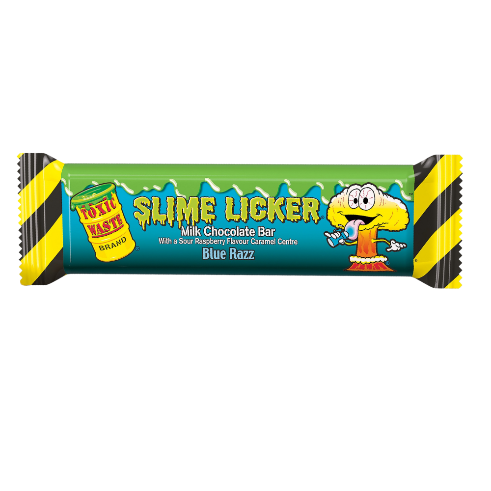 Toxic Waste Slime Licker Milk Chocolate Bar 50g - 20 Count
