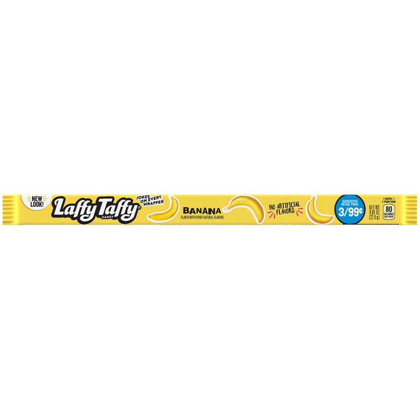 Wonka Laffy Taffy Banana - 24 Count
