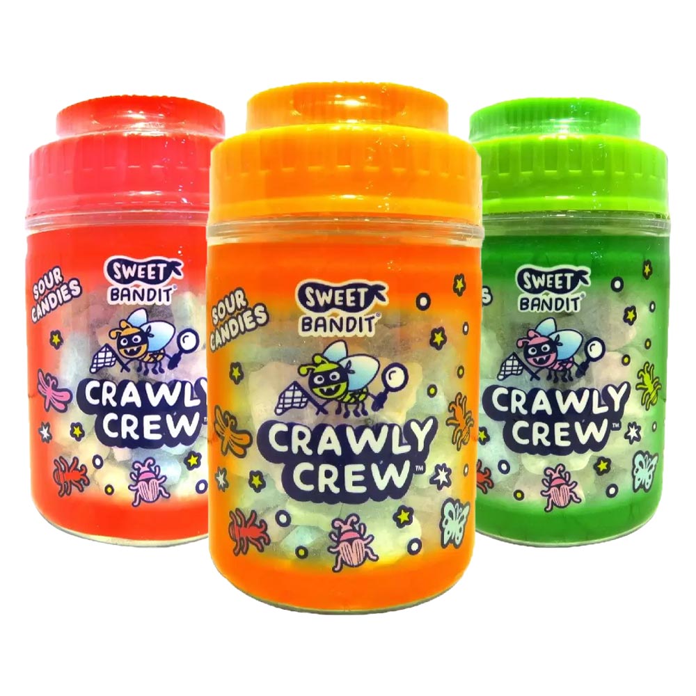 *DELISTED* Sweet Bandit Crawly Crew Sour Candies 70g - 12 Count