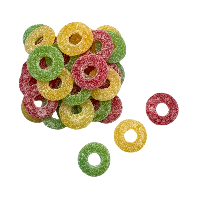 Franssons Sour Fruity Rings - 1.5kg