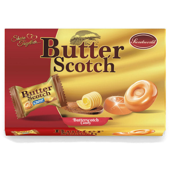 Yummys Butterscotch Candy Gift Box 200g - 24 Count
