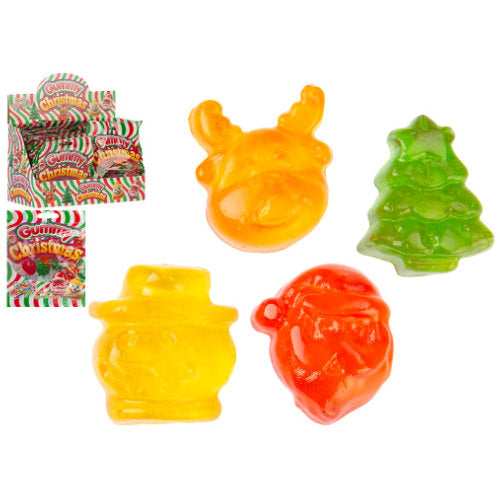 PMS Candy 3D Gummy Christmas Mix 60g Bags - 24 Count