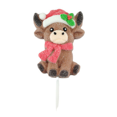 Marshmallow Christmas Highland Cow Pops 50g - 12 Count