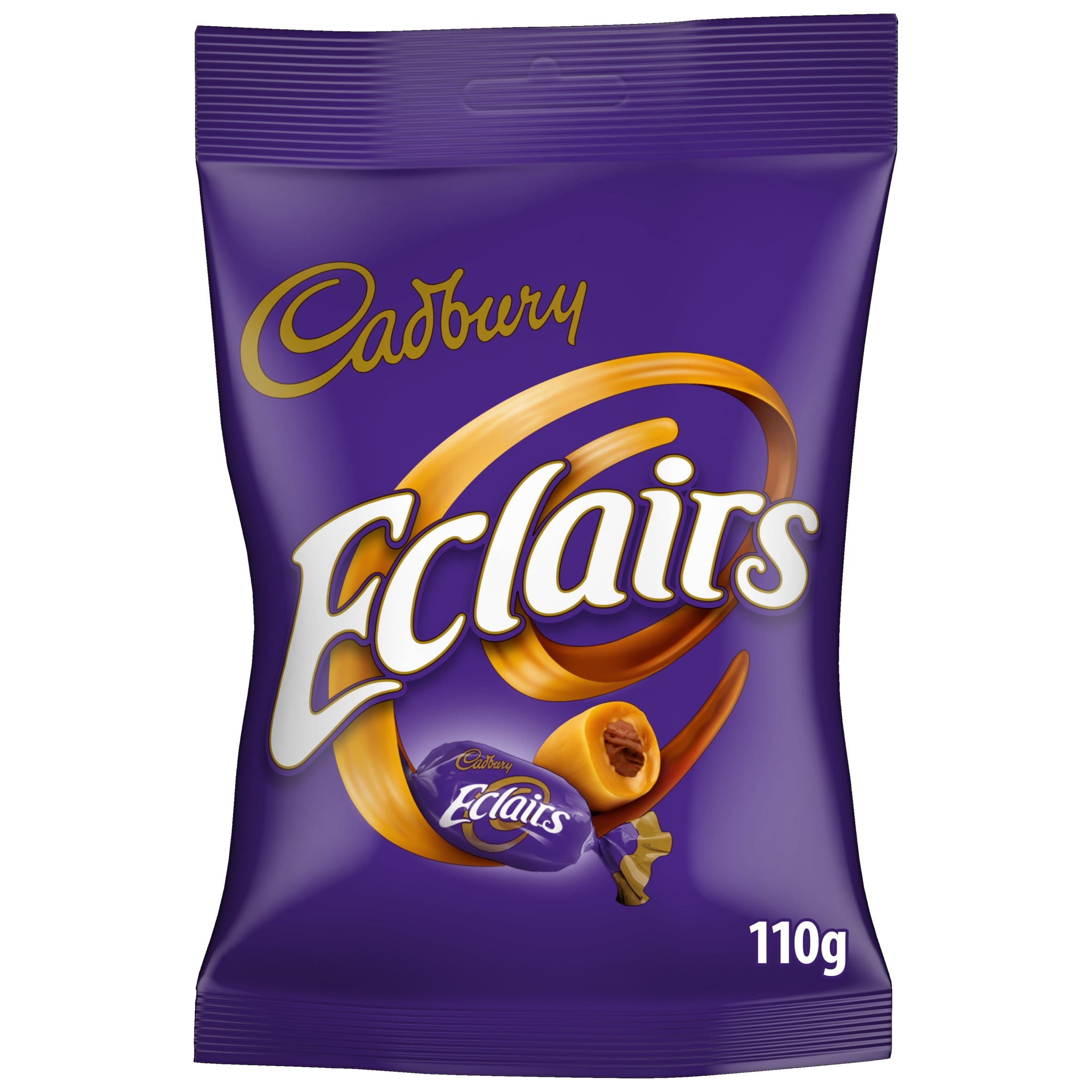 Cadbury Eclairs Caramels 100g Bags - 12 Count
