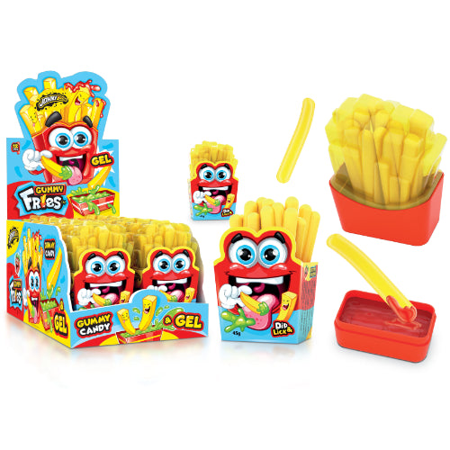Johnny Bee Gummy Candy French Fries - 12 Count