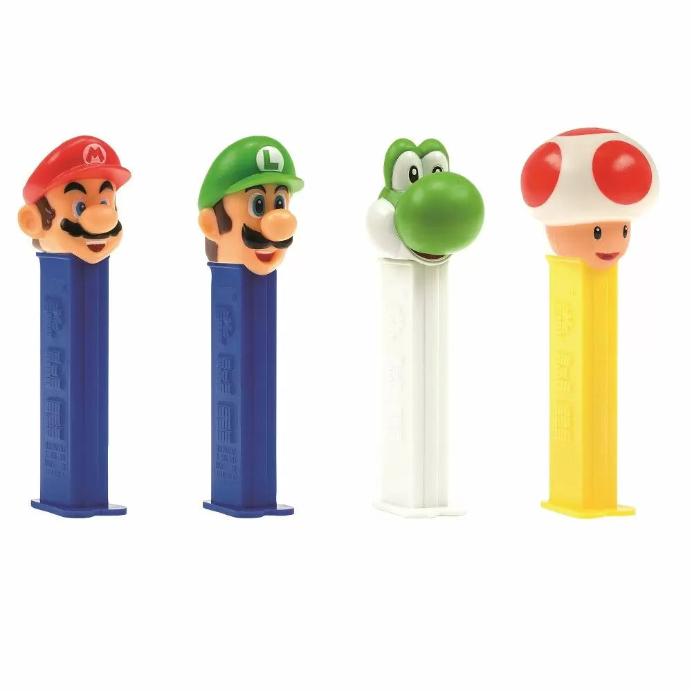 Pez Candy Nintendo Dispensers - 12 Count