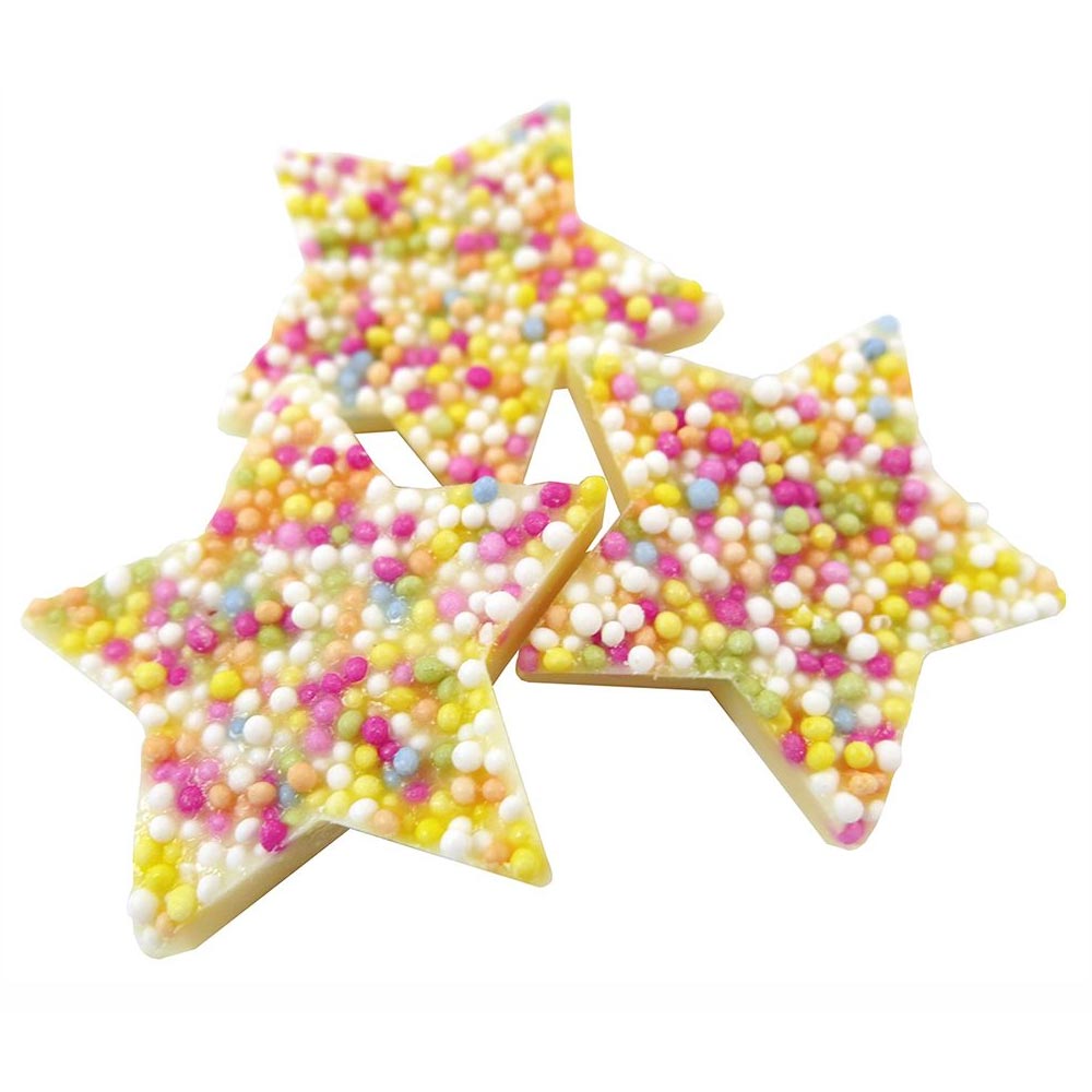 Hannahs White Chocolate Snowies Stars - 3kg