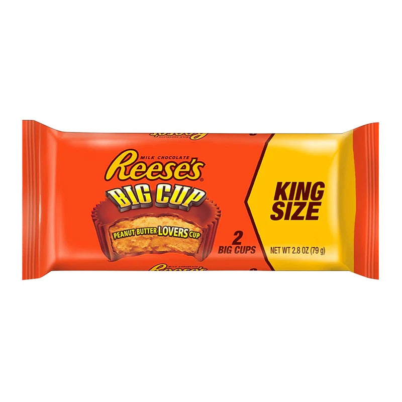 Reeses King Size Peanut Butter Big Cup 79g - 16 Count