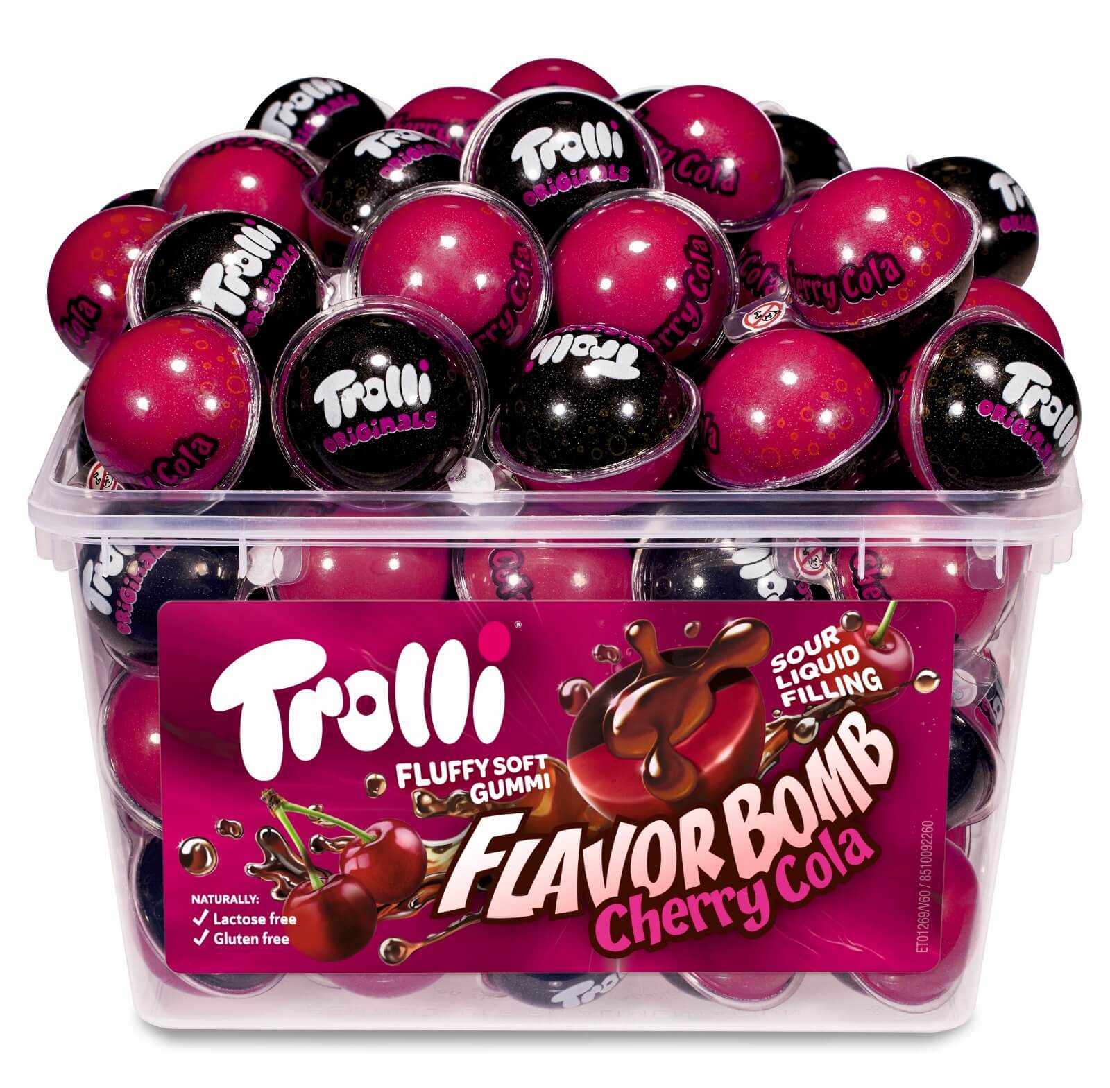 Trolli Cherry Cola Flavorbomb 3D Candy - 60 Count