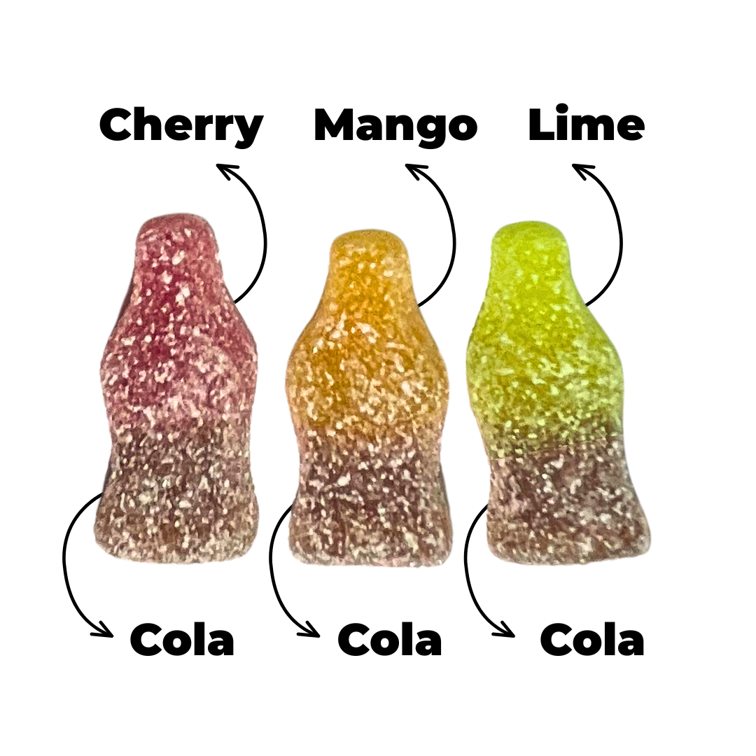Candycrave Vegan Fizzy Tropical Cola Bottles - 2kg
