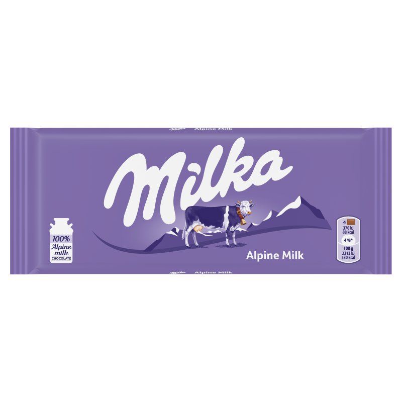 Milka Milk Chocolate 90g - 25 Count