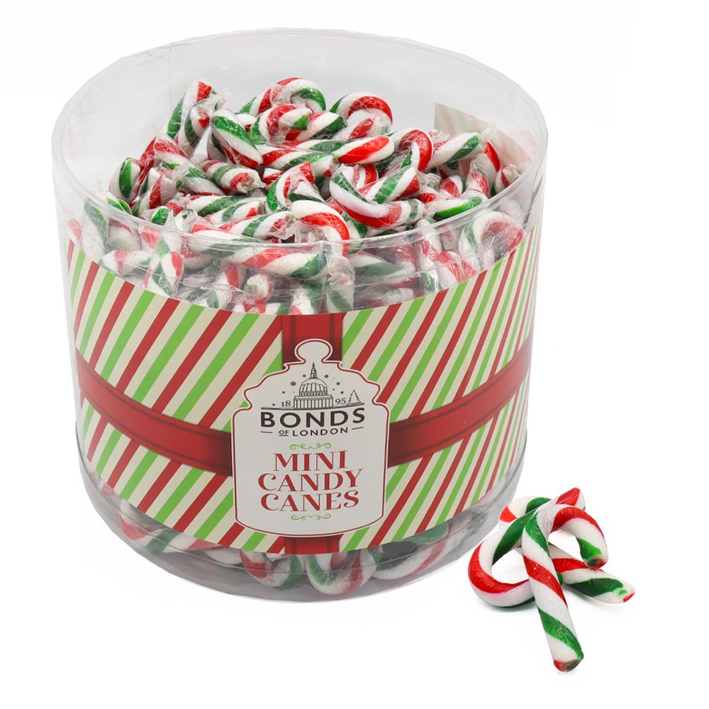 Bonds Mini Christmas Candy Canes 5g - 250 Count