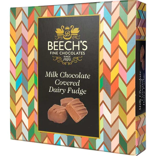 Beechs Milk Chocolate Dairy Fudge 100g Gift Box - 12 Count