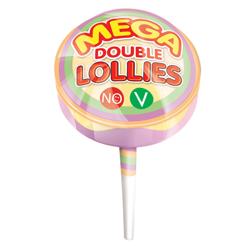Double Lollies Unwrapped Bulk Candy; 56 Oz. Tub, 200 Assorted Fruit Flavor Lollipops (Pack Of 4 - View #12