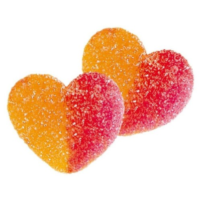 Vidal Peach Hearts - 1kg