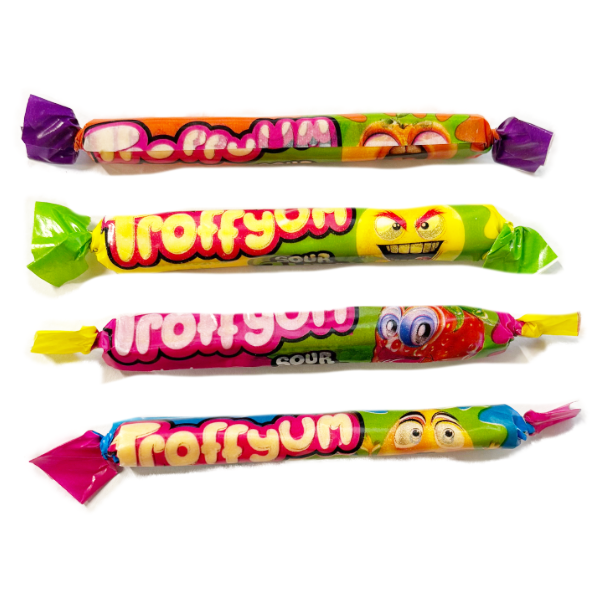 Yummys Sour Candy Fruit Sticks - 1kg