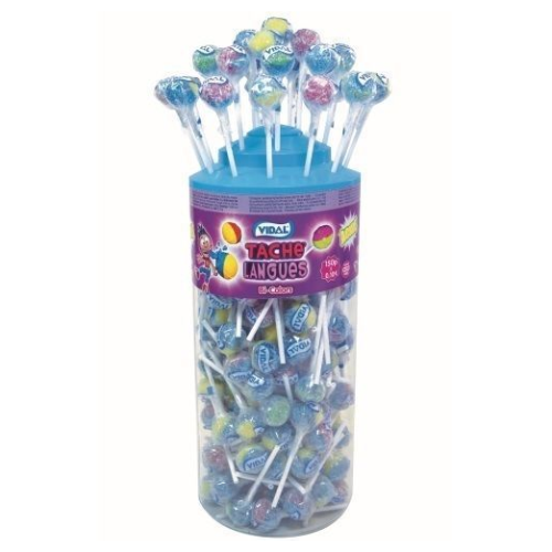 Vidal Sour Assorted 2 Colour Lollies - 150 Count