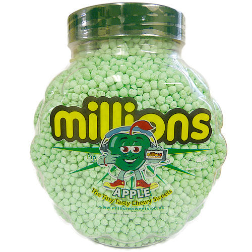 Millions Apple Candy Jars - 2.27kg