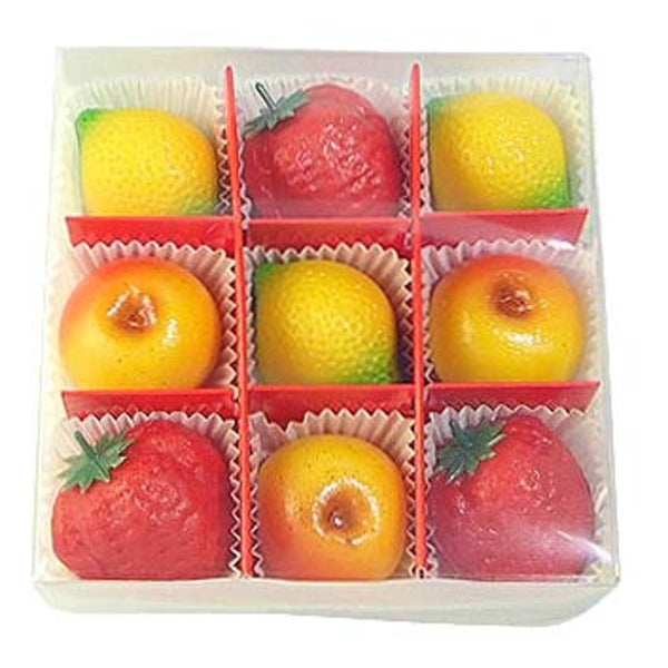 Marzipan Fruits 9 Pieces Acetate Gift Box 225g - 12 Count
