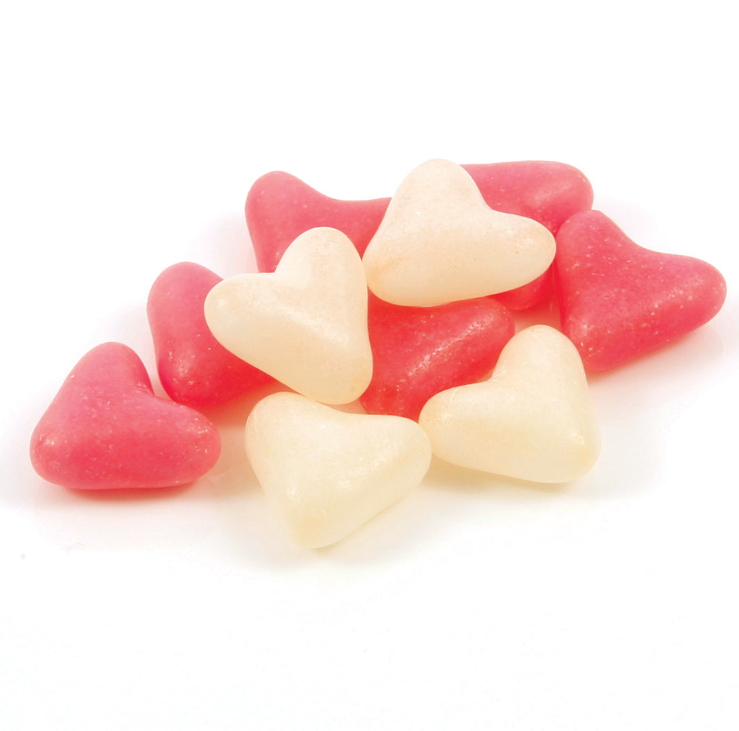 Barratt Pink & White Jelly Bean Hearts - 3kg (Read Description)