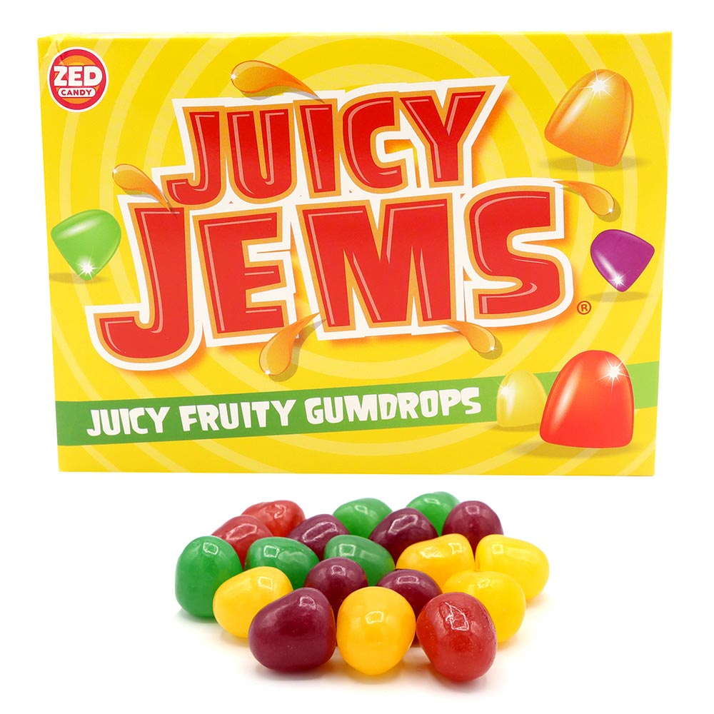 Zed Candy Juicy Jems Box 140g - 10 Count *BBD END 06/26*
