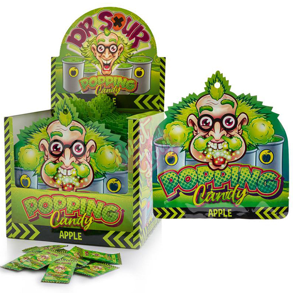 Dr Sour Popping Candy Apple 15g - 20 Count