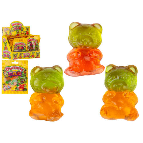 PMS Candy 3D Gummy Bears 60g Bags - 24 Count