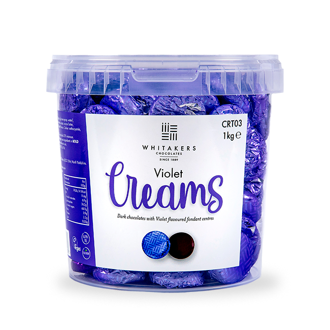 Whitakers Violet Cremes - 1kg