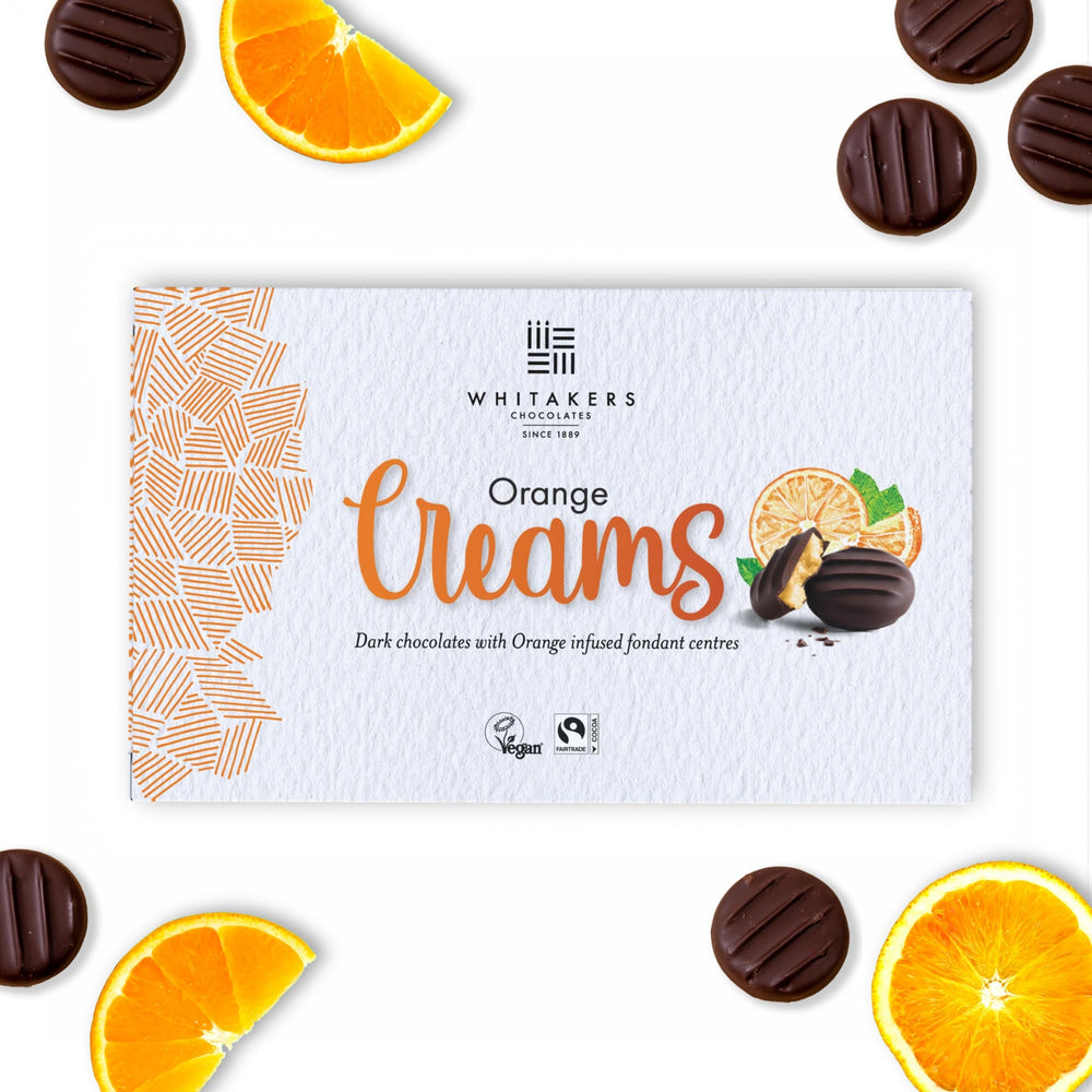 Whitakers Orange Creams 150g - 14 Count