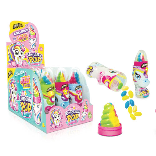 Johnny Bee Unicorn Pop & Candy - 12 Count