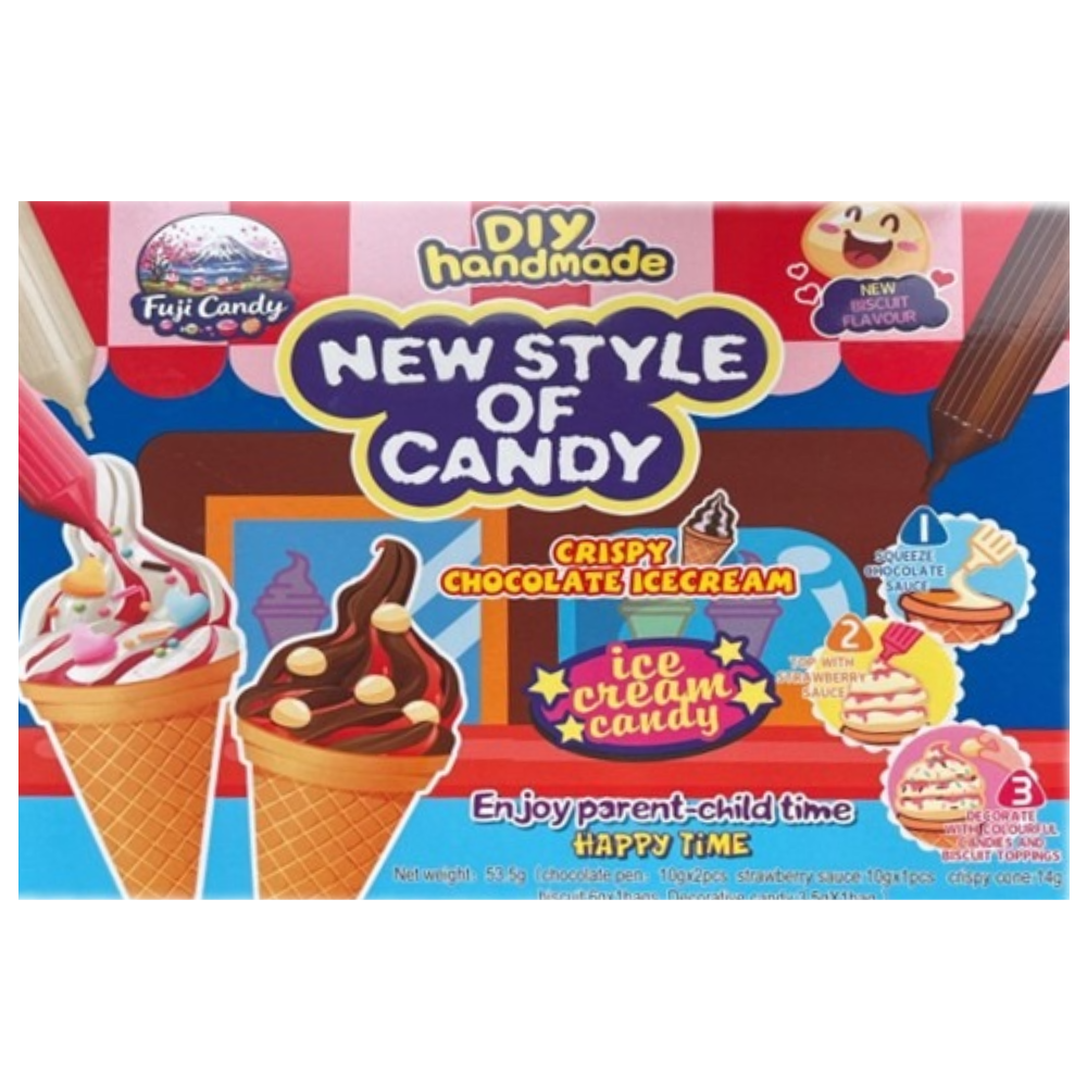 Fuji Candy DIY Handmade Ice Cream Shop Kit Box 43.5g - 12 Count