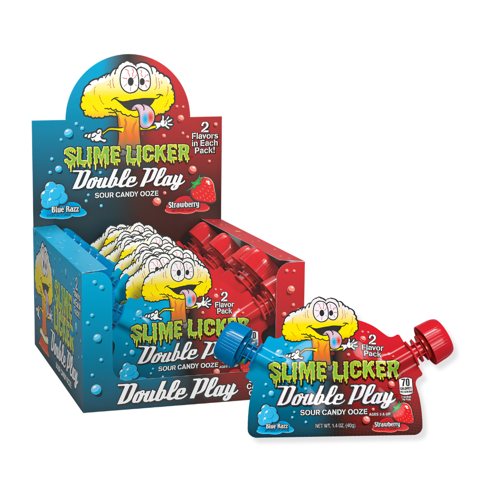 Toxic Waste Slime Licker Double Play Pouch 40g - 12 Count