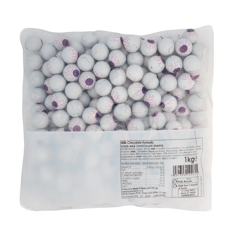 Milk Chocolate Halloween Eyeballs - 1kg