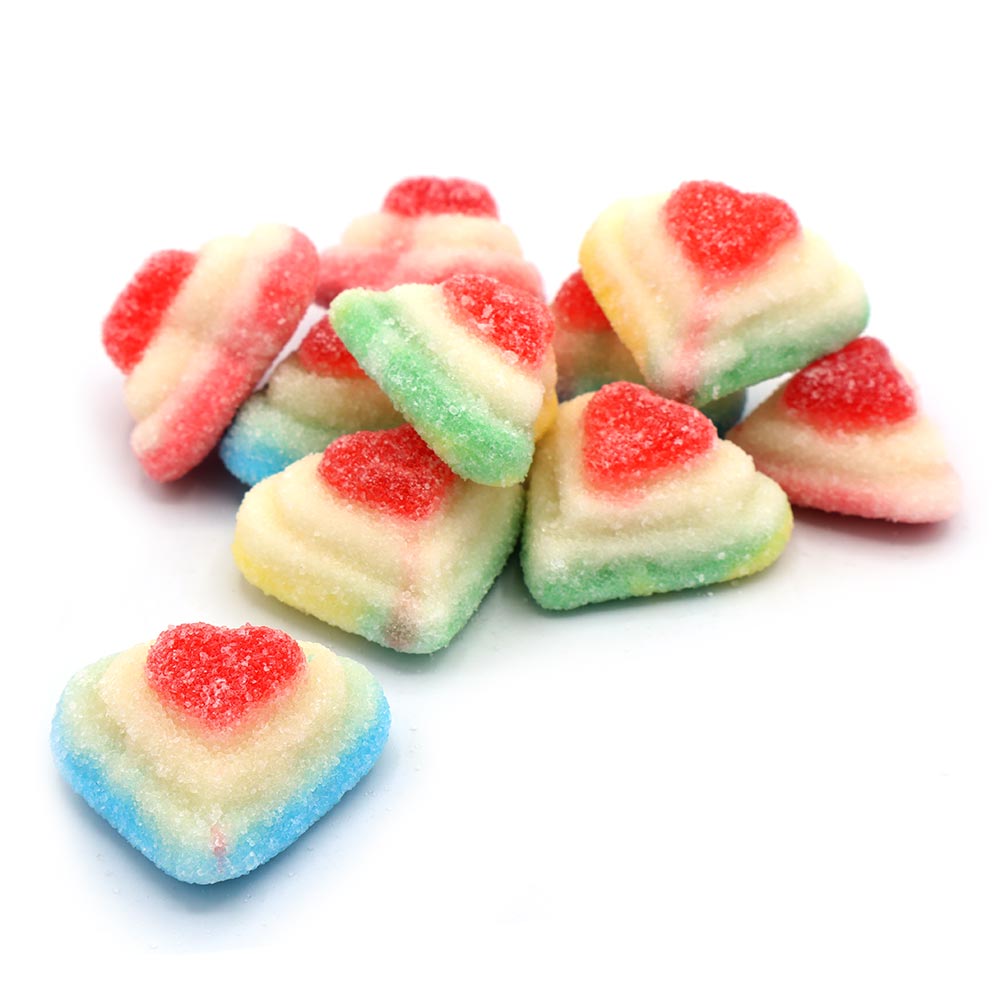 Kingsway 3D Sugared Hearts - 3kg