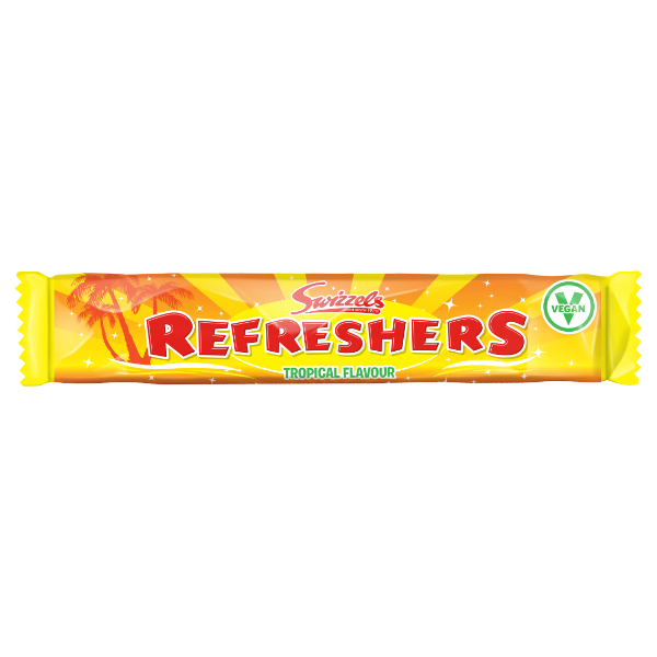Swizzels Tropical Refreshers Chew Bar - 60 Count