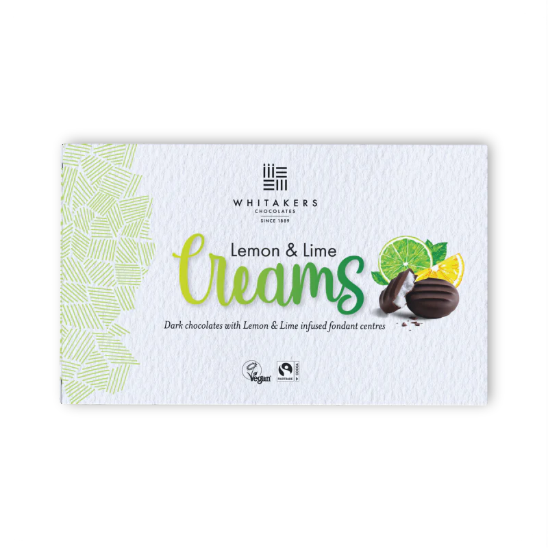 Whitakers Lemon & Lime Creams 150g - 14 Count