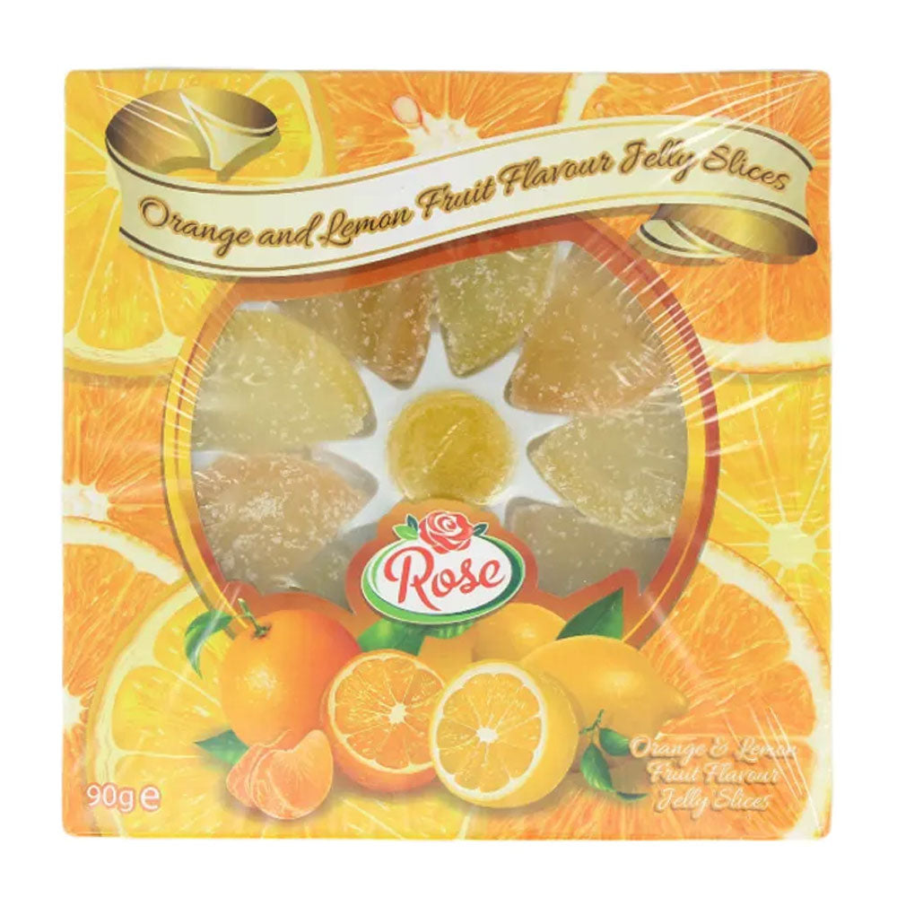 Orange & Lemon Slices Gift Box 90g - 24 Count